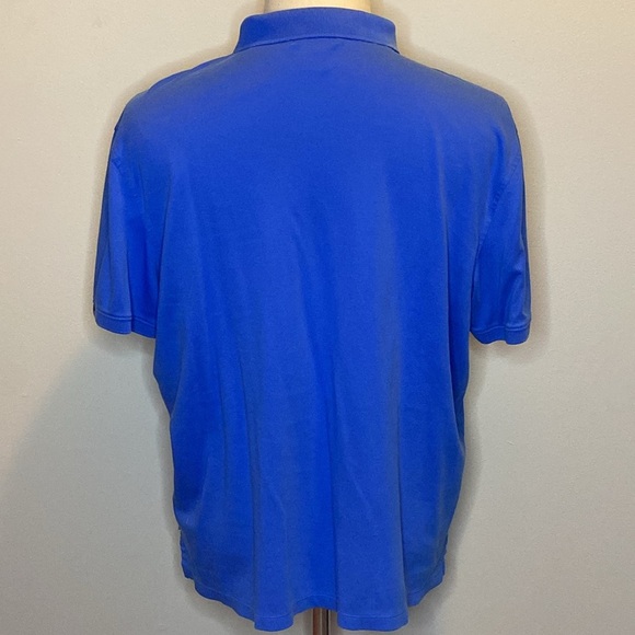 Calvin Klein Collared Polo Shirt in 100% Blue Cotton (sz XL) - Picture 4 of 5